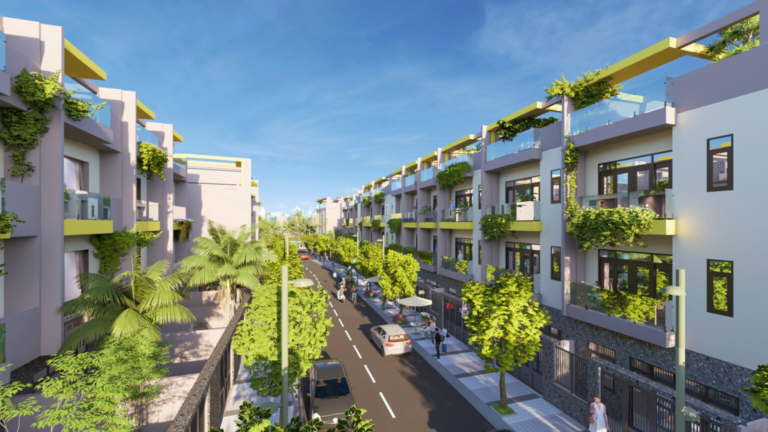 Khu nhà phố Bcons Eden Park